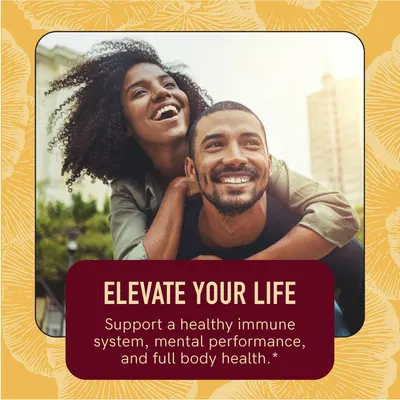 Highlights the product's ability to support overall wellness by boosting immunity, mental clarity, and full body health.