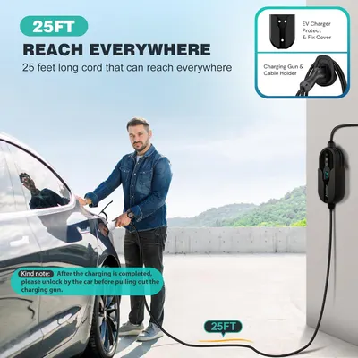 Secondary Images for Amazon.com: AIMILER Level 2 Electric Vehicle (EV) Charger(32Amp