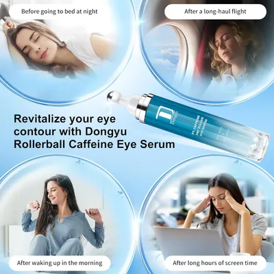 Secondary Images for Amazon.com: Caffeine Eye Cream for Dark Circles: Under Eye Cream Morning Skincare