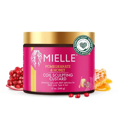 Secondary Images for Amazon.com : Mielle Organics Pomegranate & Honey Sculpting Custard