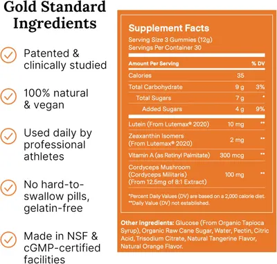 Highlights multiple key features and benefits of the product's ingredients to build trust and credibility with health-conscious shoppers.