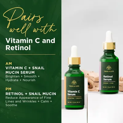 Secondary Images for Amazon.com: Tree of Life Beauty 99% Snail Mucin Serum