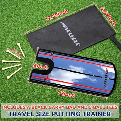 Secondary Images for Amazon.com : prowithlin Golf Putting Mirror