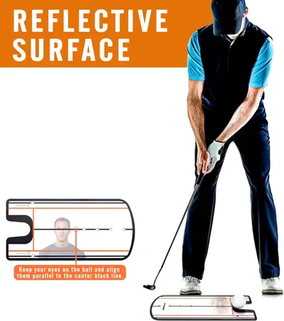 Secondary Images for Amazon.com : BIRDIEBLAST Golf Putting Mirror