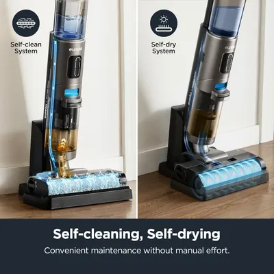 Secondary Images for Amazon.com: Eureka Cordless Wet Dry Vacuum Cleaner Self Cleaning Vacuum and Mop Combo