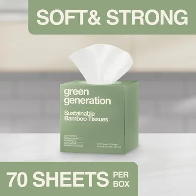 Secondary Images for Bamboo Facial Tissues