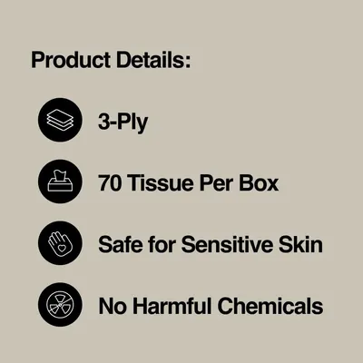Secondary Images for Bamboo Facial Tissues