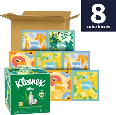 Secondary Images for Kleenex Lotion Facial Tissues with Coconut Oil
