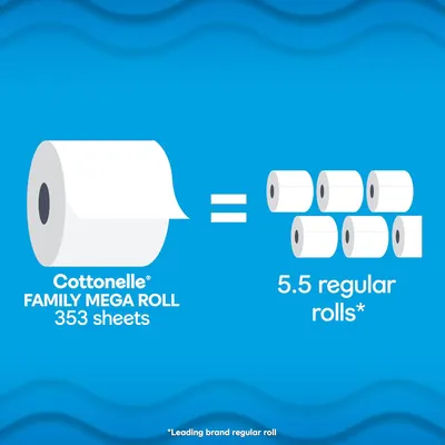 Secondary Images for Cottonelle Ultra Clean Toilet Paper with Active CleaningRipples Texture