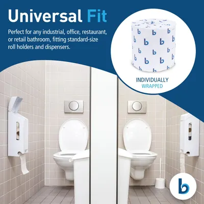 Secondary Images for Boardwalk 2-Ply Bathroom Toilet Paper Tissue