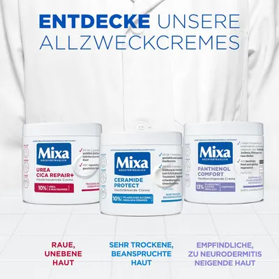 Secondary Images for Mixa Urea Skin Renewing Cream with Urea & Niacinamide for Dry and Rough and Uneven Skin