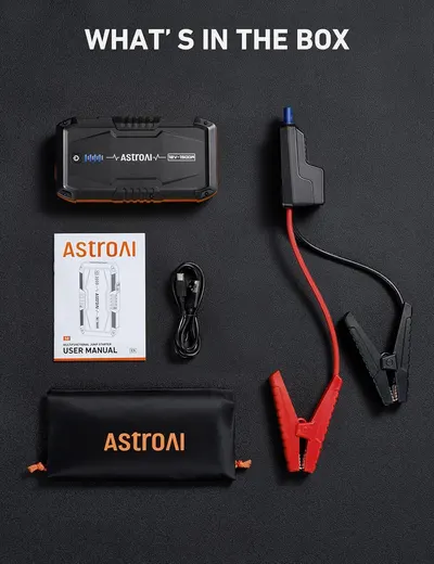 Secondary Images for AstroAI S8 Car Battery Booster Jump Starter Power Pack (up to 6.0L Petrol & 3.0L Diesel…