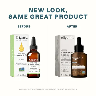 Secondary Images for Cliganic 100% Pure Vitamin E Oil for Skin