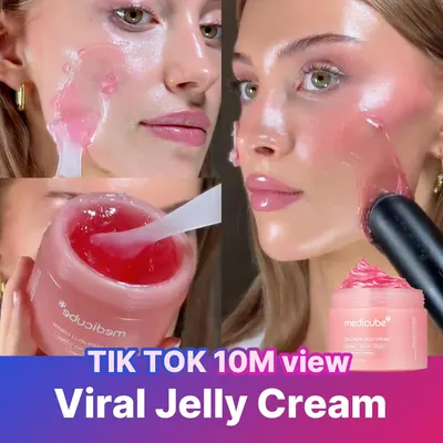 Secondary Images for medicube Collagen Jelly Cream- Niacinamide & Freeze-Dried Hydrolyzed Collagen-Boosts…