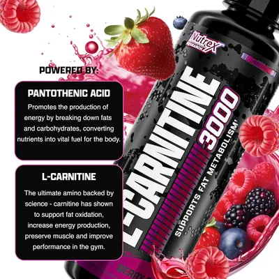 Secondary Images for Nutrex Research L-Carnitine 3000 (31 Servings