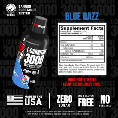 Secondary Images for PROSUPPS L-Carnitine Liquid 3000
