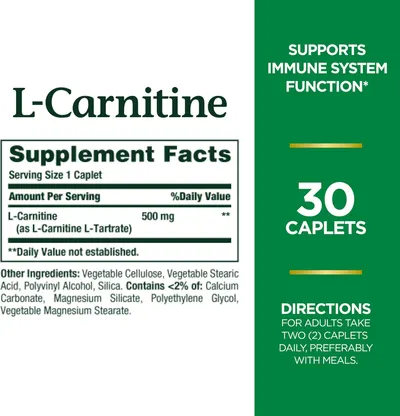 Secondary Images for Nature's Bounty L-Carnitine