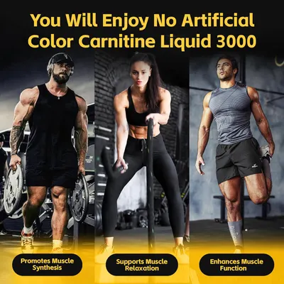 Secondary Images for L Carnitine Supplement Liquid 3000 mg