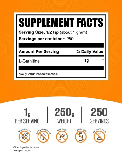 Secondary Images for BulkSupplements.com L-Carnitine Powder