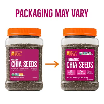 Secondary Images for BetterBody Foods Organic Chia Seeds 2 lbs