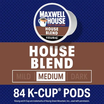 Secondary Images for Maxwell House House Blend Medium Roast K-Cup Coffee Pods