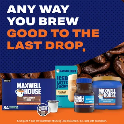 Secondary Images for Maxwell House House Blend Medium Roast K-Cup Coffee Pods
