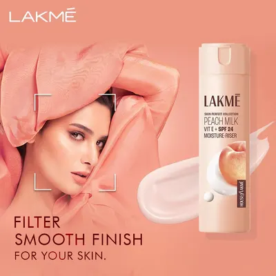 Secondary Images for LAKMÉ Peach Milk Ceramide Lotion Moisturizer with SPF 24 & Hyaluronic for Intense…