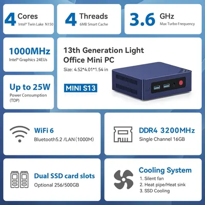 Secondary Images for Beelink Mini S13 Mini PC