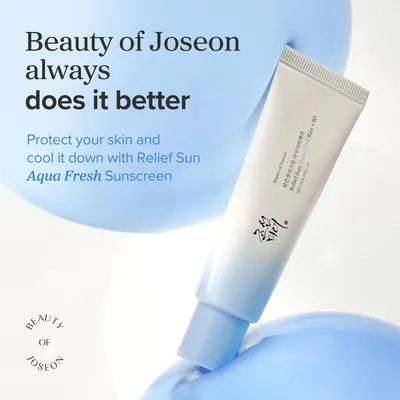 Secondary Images for BEAUTY OF JOSEON Relief Sun Aqua-Fresh Rice + B5 SPF 50+ PA++++ (50 ml)