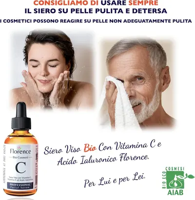 Secondary Images for Big 2.11oz. Organic Vitamin C Serum for Face with Hyaluronic Acid. Anti-Aging
