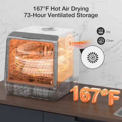 Secondary Images for BLITZHOME Portable Dishwasher Countertop