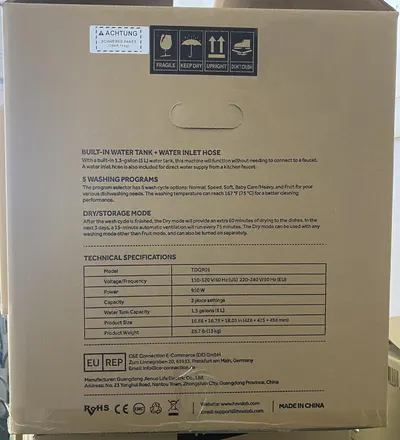 Secondary Images for HAVA Countertop Dishwasher