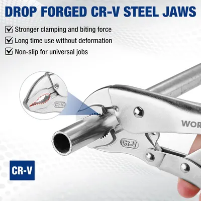 Secondary Images for WORKPRO 5-Piece Locking Pliers Set
