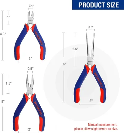 Secondary Images for WORKPRO Mini Pliers Set