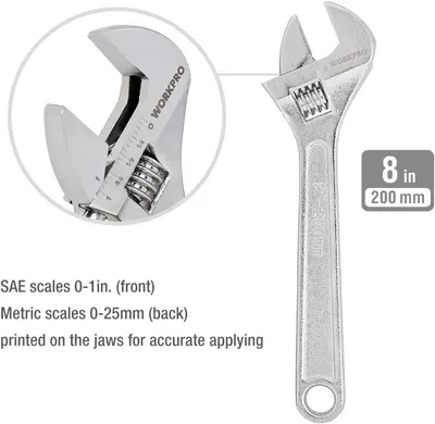 Secondary Images for WORKPRO Large Pliers & Wrench Set 6-Piece (10" Water Pump