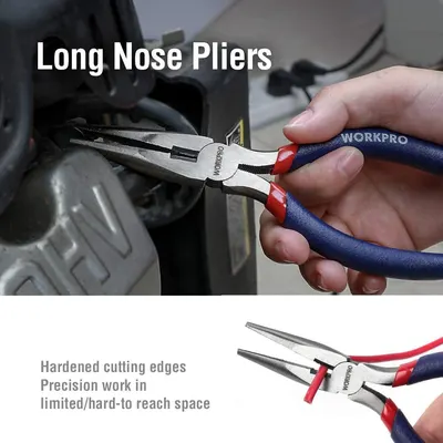 Secondary Images for WORKPRO Large Pliers & Wrench Set 6-Piece (10" Water Pump