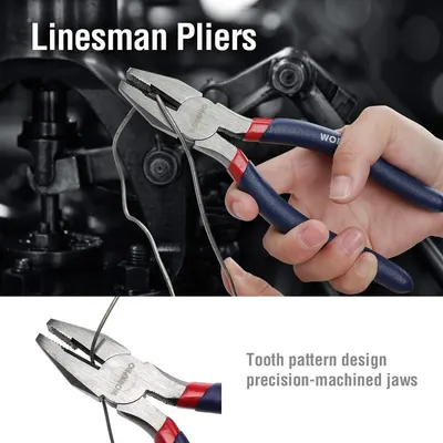 Secondary Images for WORKPRO Large Pliers & Wrench Set 6-Piece (10" Water Pump