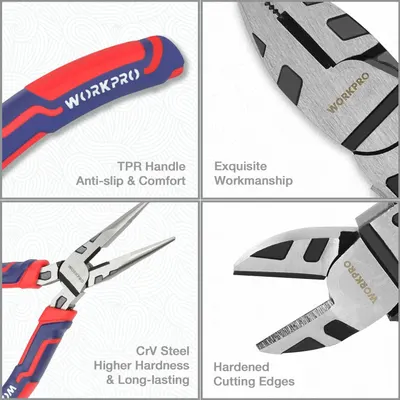 Secondary Images for WORKPRO Pliers Set