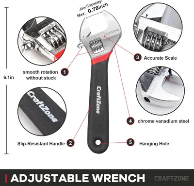 Secondary Images for 10PC Pliers and Wrench Set with Storage Rack