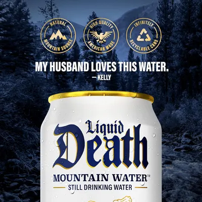 Secondary Images for Liquid Death