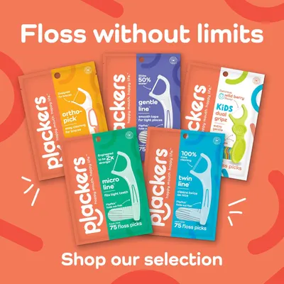 Secondary Images for Plackers Twin Line Dental Floss Picks