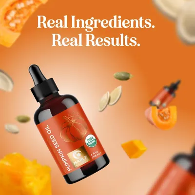Highlights that the product contains real, natural ingredients to convey effectiveness and quality.