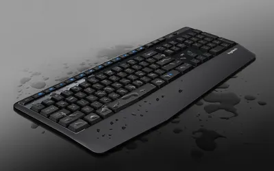 Highlights the keyboard's waterproof design to reassure customers that it can withstand spills and splashes.