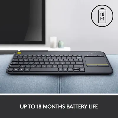 Highlights the long battery life of up to 18 months as a key quantifiable benefit of the product.
