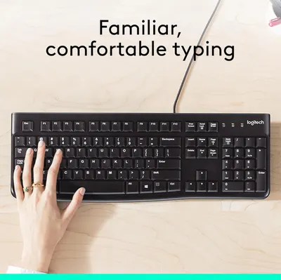 Highlights the keyboard's familiar and comfortable typing experience as a key benefit.