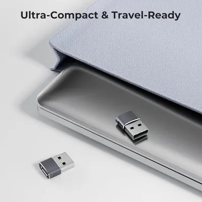 Highlights the product's compact and portable design, making it ideal for travel and on-the-go use.
