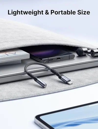 Highlights the product's compact and lightweight design, making it easy to carry and travel with.