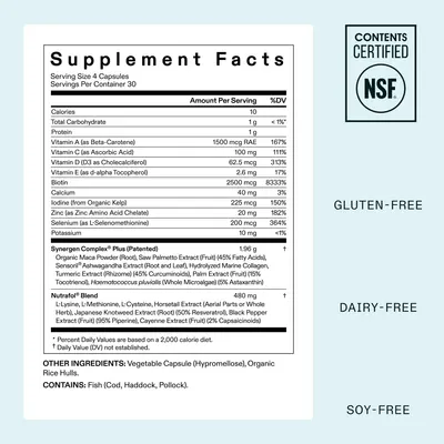 Provides reassurance about the product's safety certifications and compatibility with dietary restrictions.