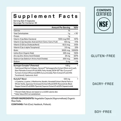 Provides detailed information about the product's contents, nutritional values, and certifications to help customers make an informed purchase decision.