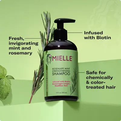 Secondary Images for Mielle Organics Rosemary Mint Hair Strengthening Biotin Shampoo